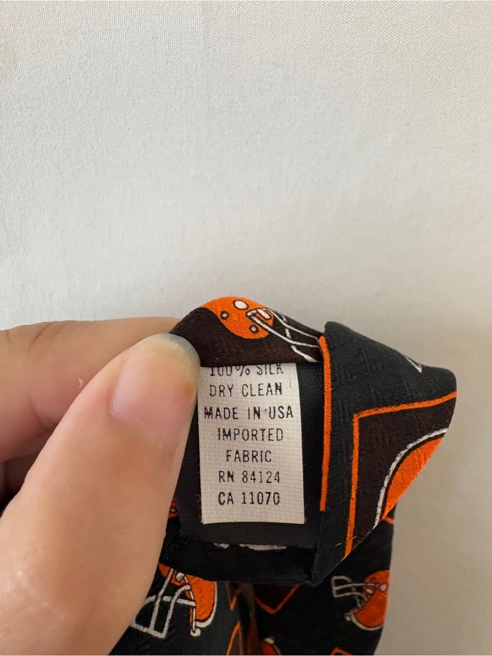 Cleveland Browns Vintage 90s NFL Tie